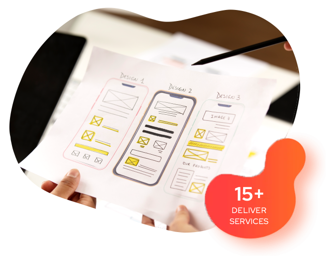 Ui UX design work by on data